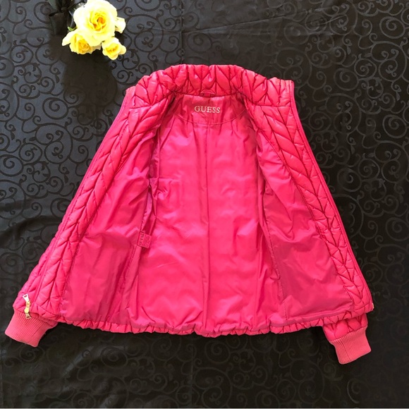 GUESS Women Pink Winter Jacket/Puffer - Picture 12 of 15